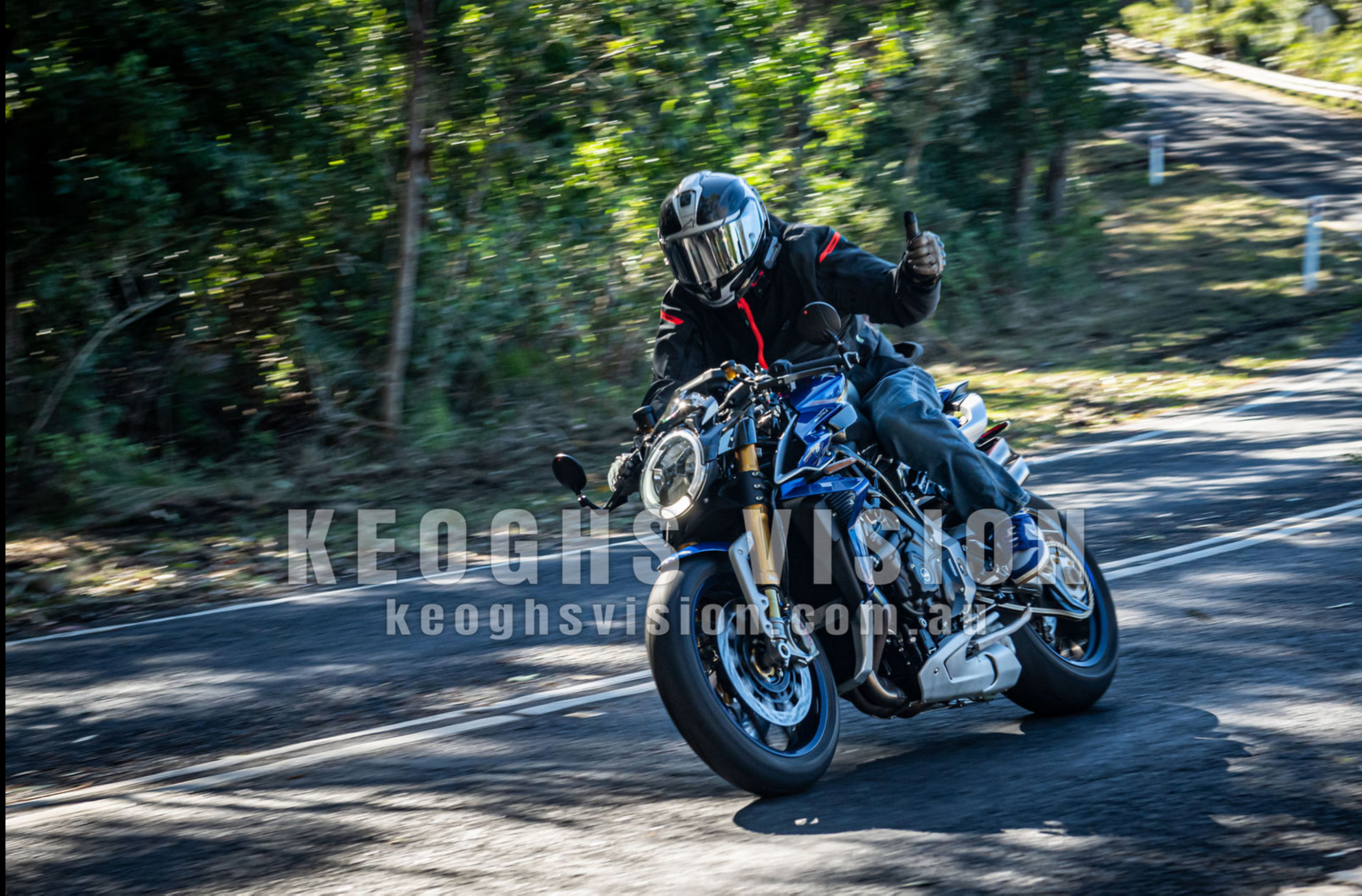 Enjoying a ride through the Royal National Park