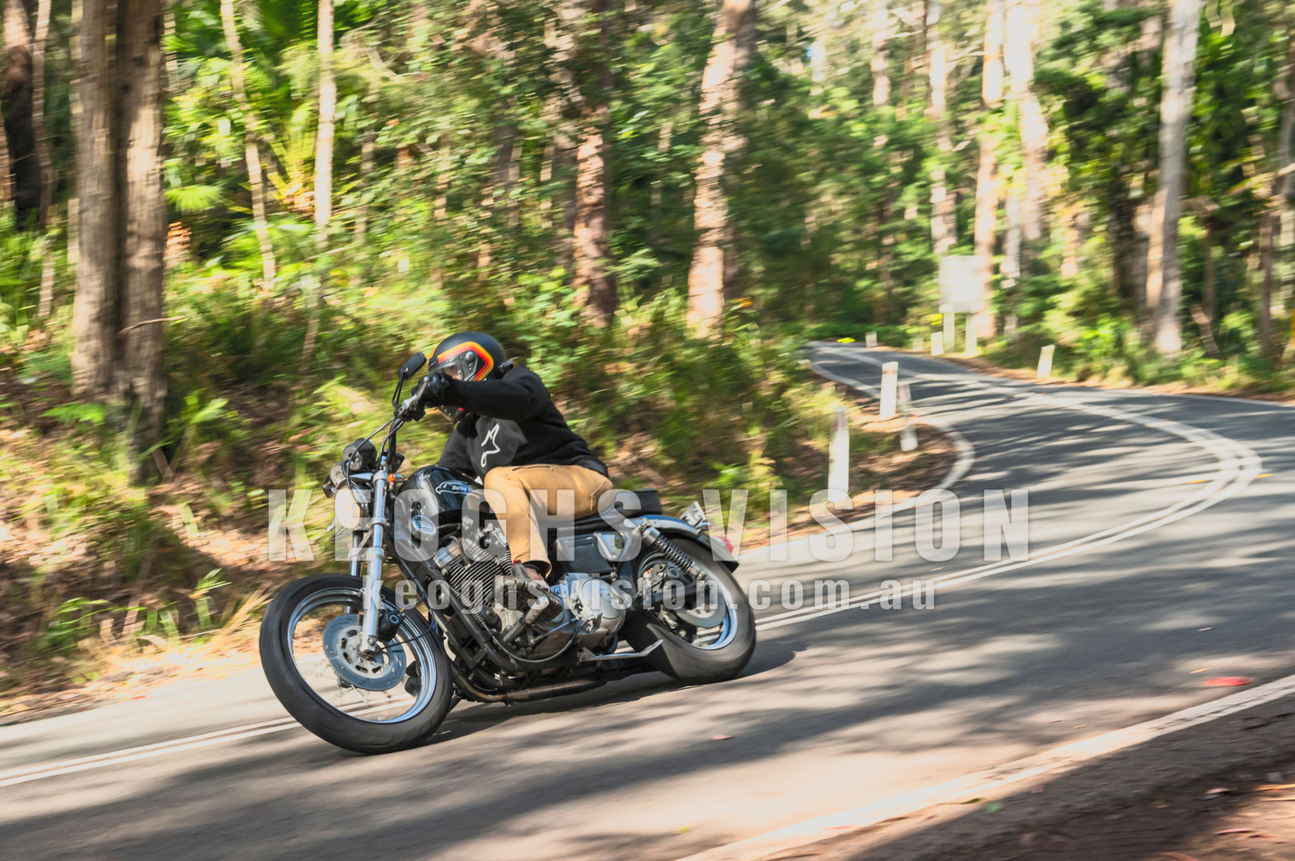 Harley Davidson enjoying the Royal National Park