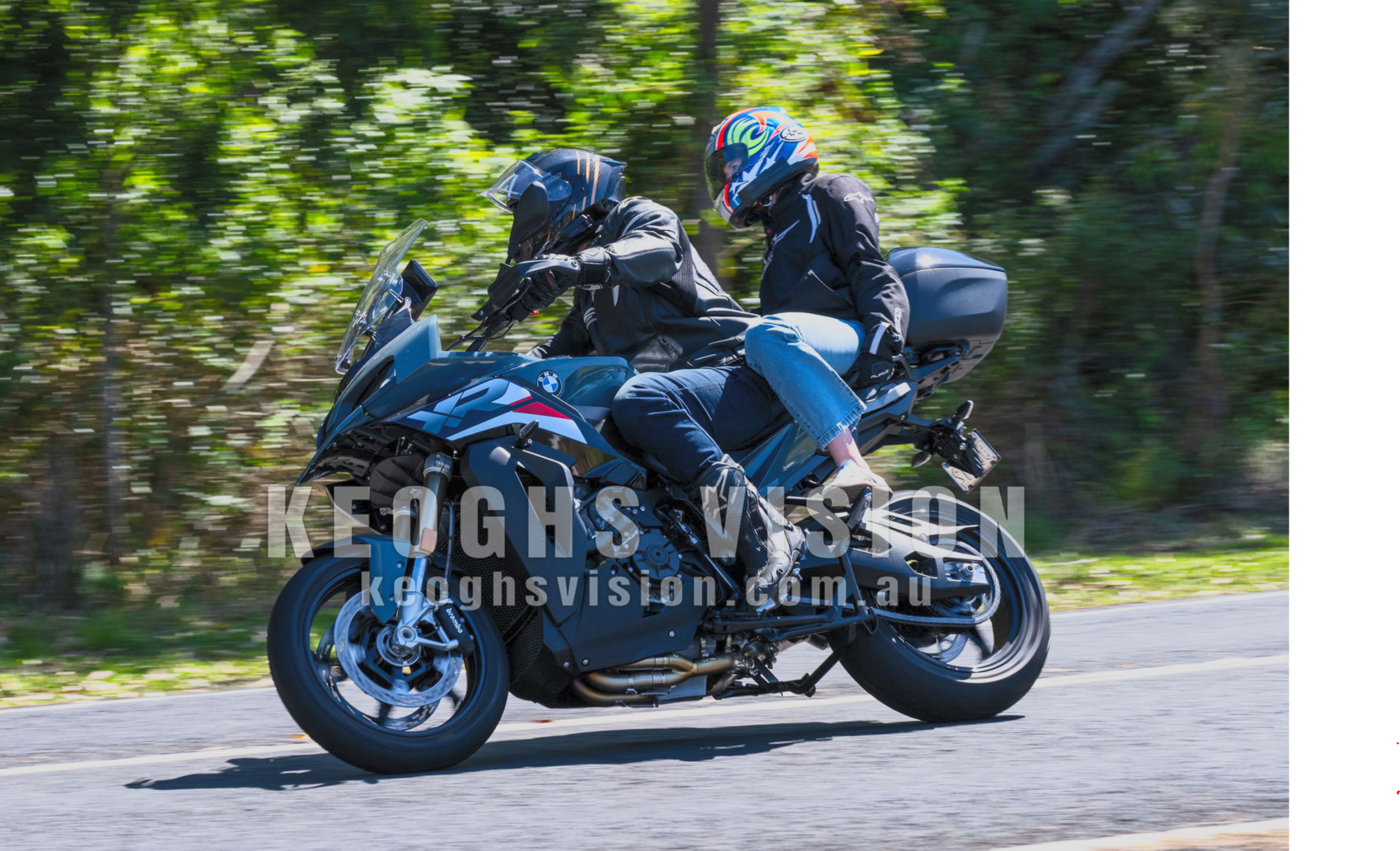 BMW XR 1000 riding through the Royal National Park